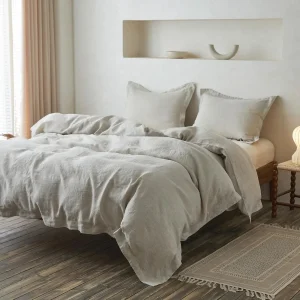 3-Piece Pure Linen Duvet Cover Set