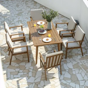 7 Pieces Patio Dining Set
