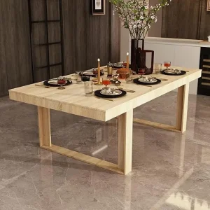 Versatile Modern Wooden Dinner Table