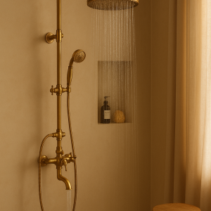Antique style Brass Rainfall Shower System