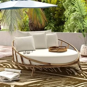 Bamboo Round Outdoor Daybed